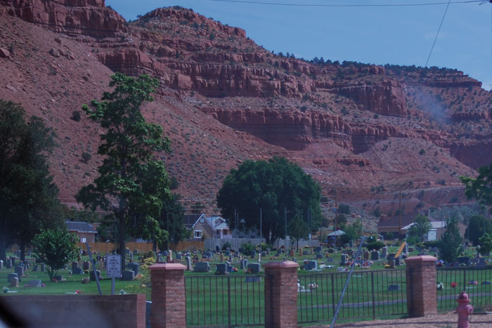 Cemetery in Kanab Utah